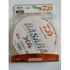 Шнур Basara X4 100м (оранжевый)0.18-0.40мм