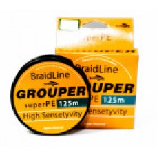 Шнур Braid Line Grouper 125 м. 0.10mm-0.20mm