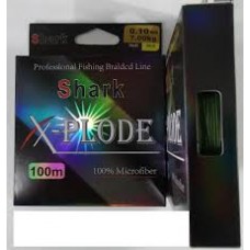Шнур Shark X-Plode - 100 метров 0.10mm-0.40mm