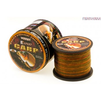 Леска Carp Expert Winner Multicolor 1000м (1км) 0.20мм-0.60мм